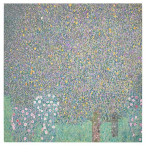 Gustav Klimt _ Rosebushes under the Trees Gallery Wrap