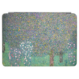 Gustav Klimt - Rosebushes under the Trees iPad Air Cover