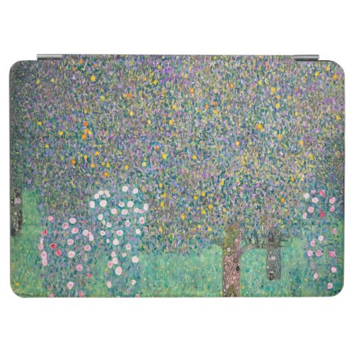 Gustav Klimt _ Rosebushes under the Trees iPad Air Cover