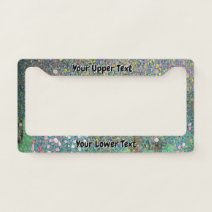 Tree of Life by Gustav Klimt, Stylized Art Nouveau License Plate Frame