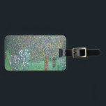 Gustav Klimt - Rosebushes under the Trees Luggage Tag<br><div class="desc">Rosebushes under the Trees / Roses under the Trees by Gustav Klimt in 1905</div>