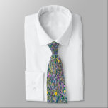 Gustav Klimt - Rosebushes under the Trees Neck Tie<br><div class="desc">Rosebushes under the Trees / Roses under the Trees by Gustav Klimt in 1905</div>