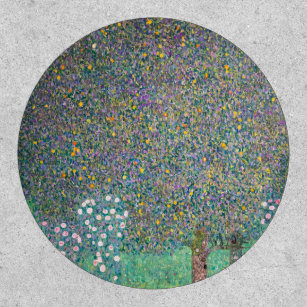 Gustav Klimt - Rosebushes under the Trees Patch