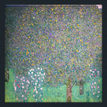 Gustav Klimt - Rosebushes under the Trees Photo Print<br><div class="desc">Rosebushes under the Trees / Roses under the Trees by Gustav Klimt in 1905</div>