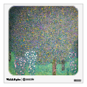 Gustav Klimt - Rosebushes under the Trees Wall Decal