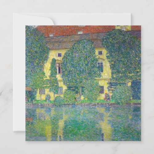 Gustav Klimt _ Schloss Kammer am Attersee III Invitation