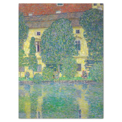 Gustav Klimt _ Schloss Kammer am Attersee III Tissue Paper