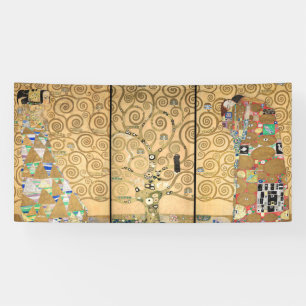Gustav Klimt - Stoclet Frieze Tree of Life Banner