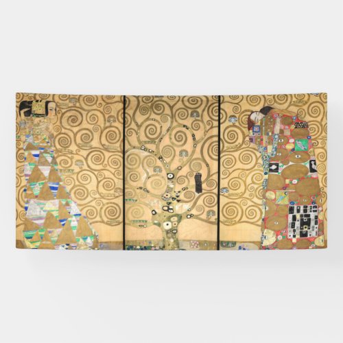 Gustav Klimt _ Stoclet Frieze Tree of Life Banner