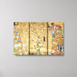 Gustav Klimt - Stoclet Frieze Tree of Life Canvas Print<br><div class="desc">Stoclet Frieze Triptych: Tree of Life,  Fulfillment,  Expectation - Gustav Klimt,  Cardboard,  1909</div>