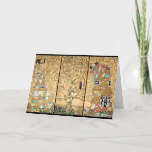 Gustav Klimt - Stoclet Frieze Tree of Life Card