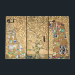 Gustav Klimt - Stoclet Frieze Tree of Life Doormat<br><div class="desc">Stoclet Frieze Triptych: Tree of Life,  Fulfillment,  Expectation - Gustav Klimt,  Cardboard,  1909</div>