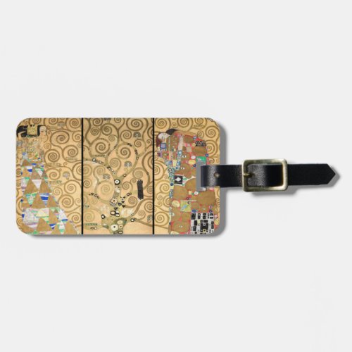 Gustav Klimt _ Stoclet Frieze Tree of Life Luggage Tag