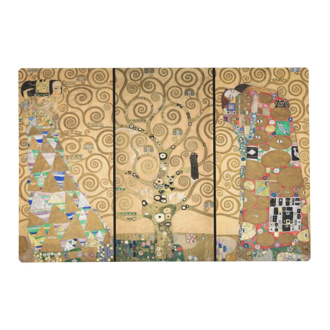 Gustav Klimt - Stoclet Frieze Tree of Life Placemat (Front)