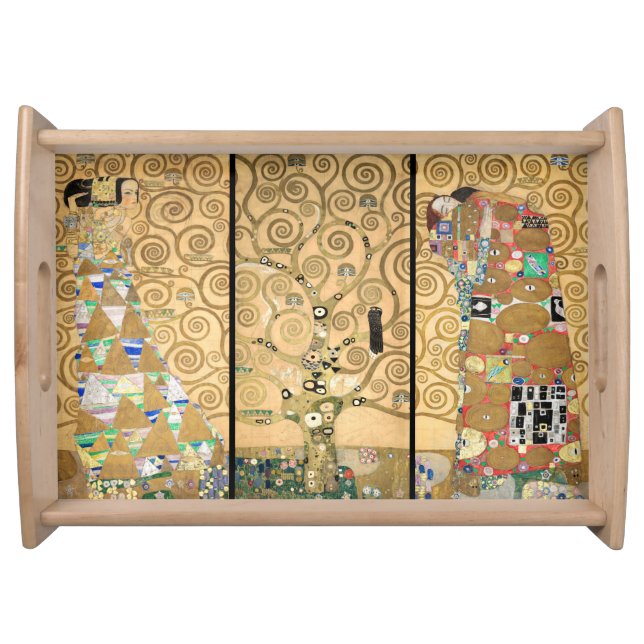 Gustav Klimt - Stoclet Frieze Tree of Life Serving Tray (Front)