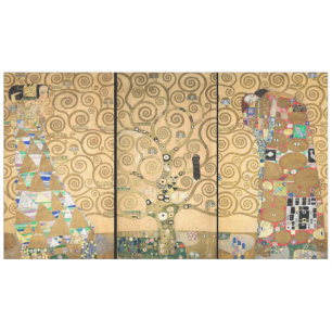 Gustav Klimt - Stoclet Frieze Tree of Life Tablecloth