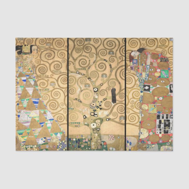 Gustav Klimt - Stoclet Frieze Tree of Life Tissue Paper (Front)