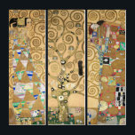 Gustav Klimt - Stoclet Frieze Tree of Life Triptych<br><div class="desc">Stoclet Frieze Triptych: Tree of Life,  Fulfillment,  Expectation - Gustav Klimt,  Cardboard,  1909</div>
