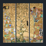 Gustav Klimt - Stoclet Frieze Tree of Life Triptych<br><div class="desc">Stoclet Frieze Triptych: Tree of Life,  Fulfillment,  Expectation - Gustav Klimt,  Cardboard,  1909</div>