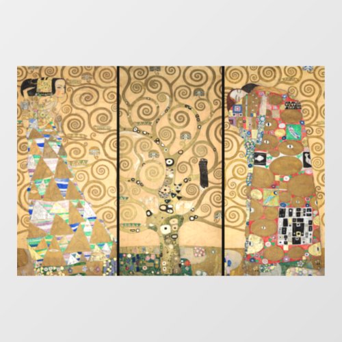 Gustav Klimt _ Stoclet Frieze Tree of Life Window Cling