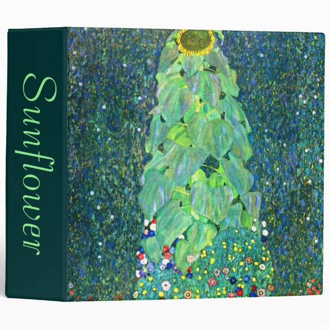 Gustav Klimt: Sunflower Binder (Front/Spine)
