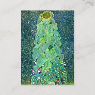 Gustav Klimt: Sunflower Business Card