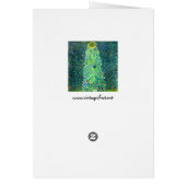 Gustav Klimt: Sunflower Cards (Back)