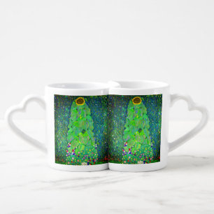 Gustav Klimt Sunflower Coffee Mug Set