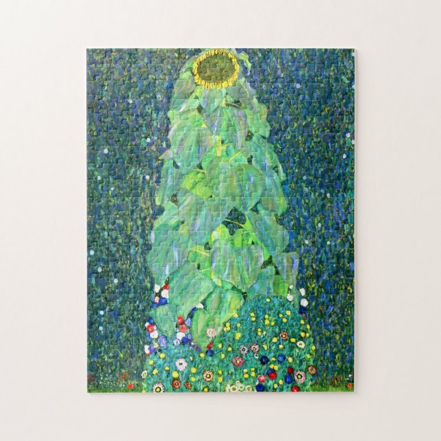 Gustav Klimt: Sunflower Jigsaw Puzzle (Vertical)