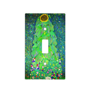 Gustav Klimt Sunflower Light Switch Cover