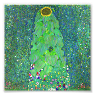 Gustav Klimt Sunflower Photo Print