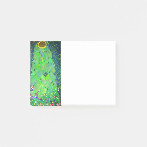 Gustav Klimt Sunflower Post_it Notes