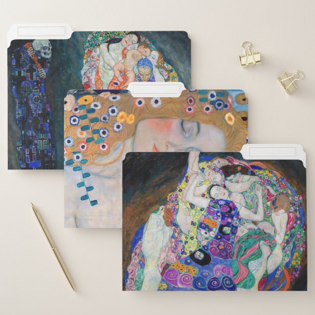 Gustav Klimt - Symbolism Masterpieces Selection File Folder (Set)