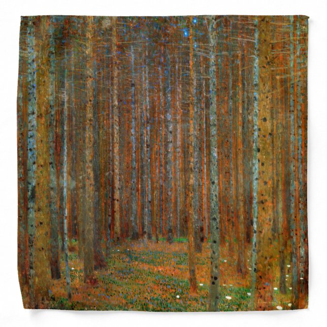 Gustav Klimt - Tannenwald Pine Forest Bandana (Front)