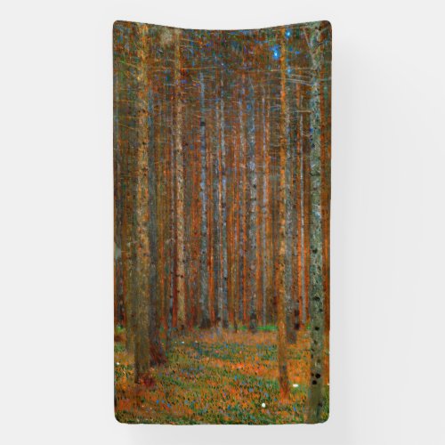 Gustav Klimt _ Tannenwald Pine Forest Banner