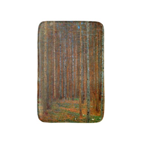 Gustav Klimt _ Tannenwald Pine Forest Bath Mat