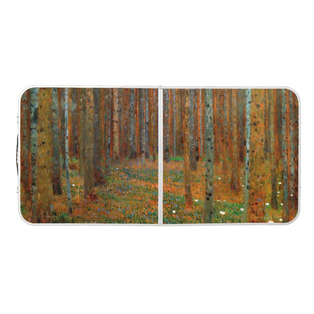 Gustav Klimt - Tannenwald Pine Forest Beer Pong Table (Top)