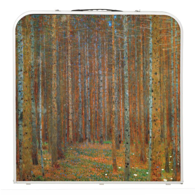 Gustav Klimt - Tannenwald Pine Forest Beer Pong Table (Folded)