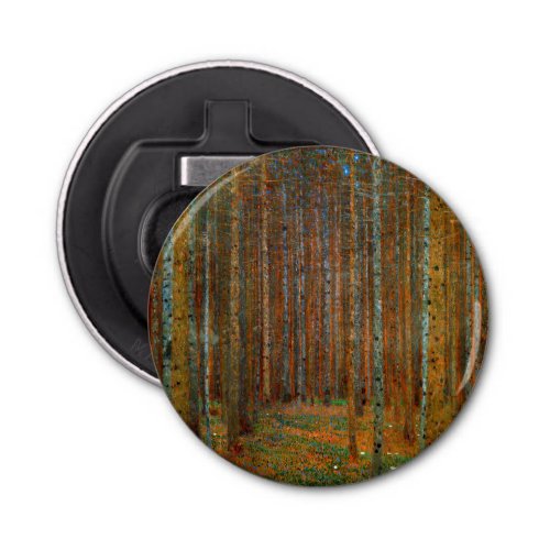 Gustav Klimt _ Tannenwald Pine Forest Bottle Opener