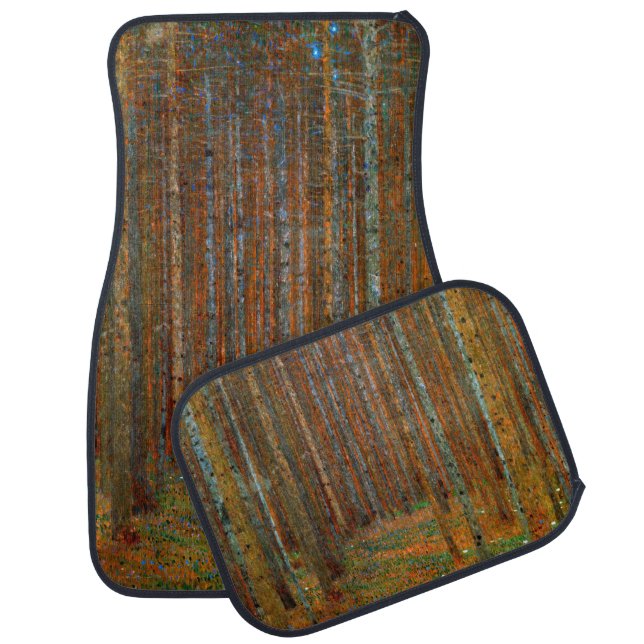 Gustav Klimt - Tannenwald Pine Forest Car Floor Mat (Set)