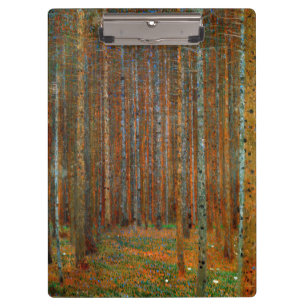 Gustav Klimt - Tannenwald Pine Forest Clipboard