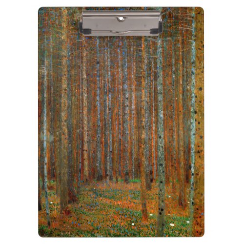 Gustav Klimt _ Tannenwald Pine Forest Clipboard