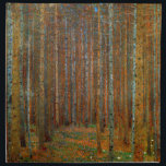 Gustav Klimt - Tannenwald Pine Forest Cloth Napkin<br><div class="desc">Fir Forest / Tannenwald Pine Forest - Gustav Klimt,  Oil on Canvas,  1902</div>