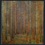 Gustav Klimt - Tannenwald Pine Forest Cloth Napkin<br><div class="desc">Fir Forest / Tannenwald Pine Forest - Gustav Klimt,  Oil on Canvas,  1902</div>
