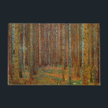 Gustav Klimt - Tannenwald Pine Forest Doormat<br><div class="desc">Fir Forest / Tannenwald Pine Forest - Gustav Klimt,  Oil on Canvas,  1902</div>