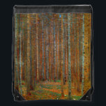 Gustav Klimt - Tannenwald Pine Forest Drawstring Bag<br><div class="desc">Fir Forest / Tannenwald Pine Forest - Gustav Klimt,  Oil on Canvas,  1902</div>