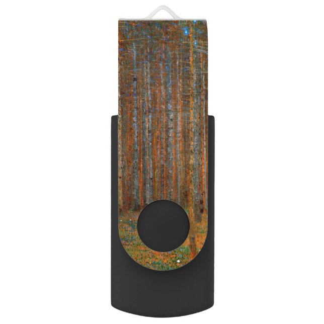Gustav Klimt - Tannenwald Pine Forest Flash Drive (Front Vertical)