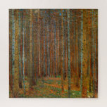 Gustav Klimt - Tannenwald Pine Forest Jigsaw Puzzle<br><div class="desc">Fir Forest / Tannenwald Pine Forest - Gustav Klimt,  Oil on Canvas,  1902</div>