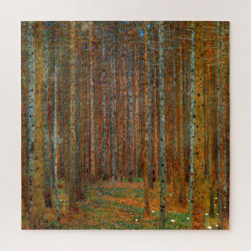 Gustav Klimt _ Tannenwald Pine Forest Jigsaw Puzzle