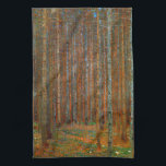 Gustav Klimt - Tannenwald Pine Forest Kitchen Towel<br><div class="desc">Fir Forest / Tannenwald Pine Forest - Gustav Klimt,  Oil on Canvas,  1902</div>